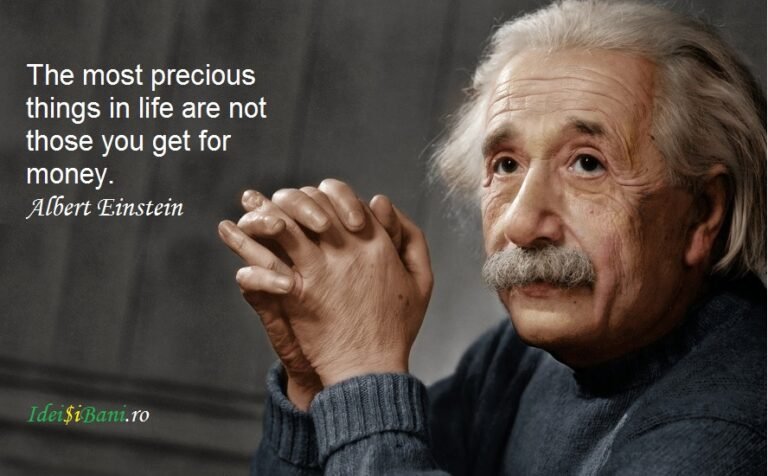 Albert Einstein: 25 de idei geniale pentru o viaţă de succes