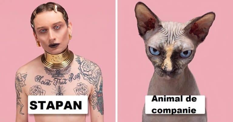Un fotograf compară portretele animalelor de companie și ale proprietarilor lor, iar rezultatele sunt impresionante