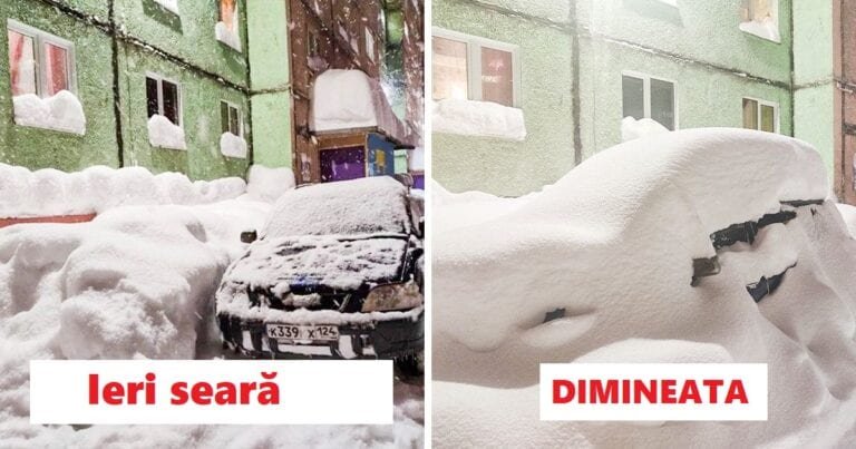 20 de fotografii care ne aduc aminte ce inseamna o iarna cu adevarat grea