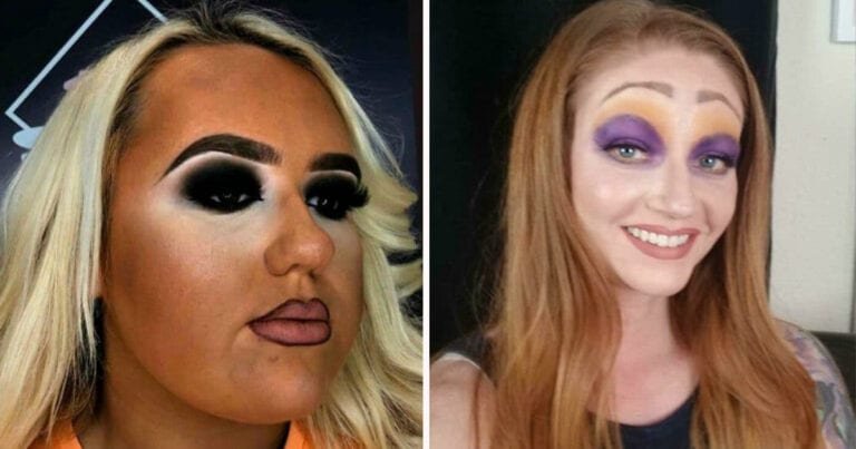 15 fotografii cu un machiaj eșuat, pe care fetele l-au considerat de succes