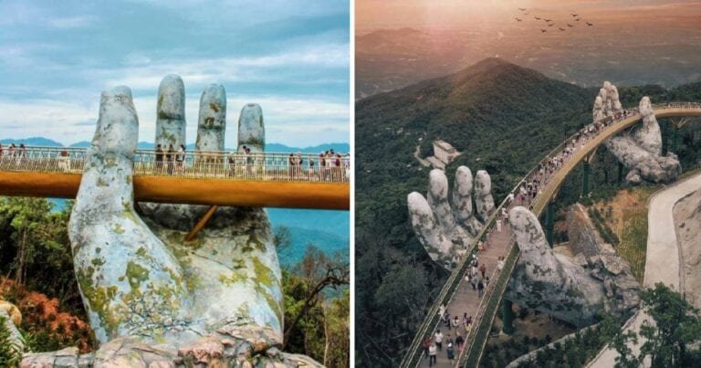 “Podul de Aur” din Vietnam pare ieșit dintr-un film fantastic