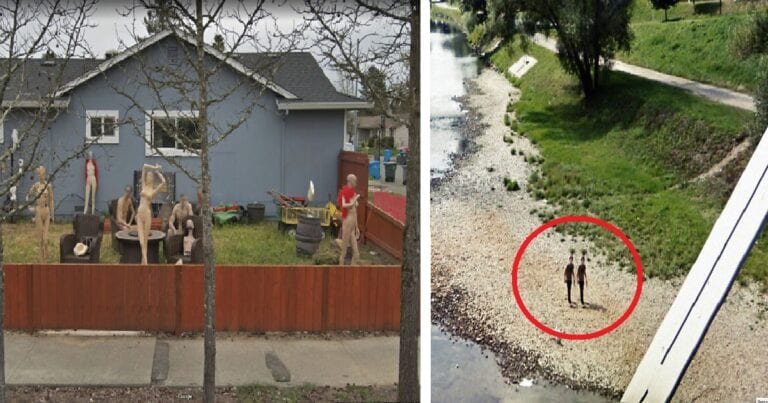 15 dintre cele mai bizare imagini surprinse pe Google Street View