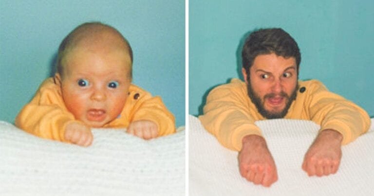 20 de oamenii care și-au recreat vechile fotografii, iar rezultatele au fost surprinzatoare