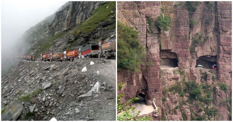 14 imagini cu cele mai periculoase drumuri din lume care îți vor tăia respirația