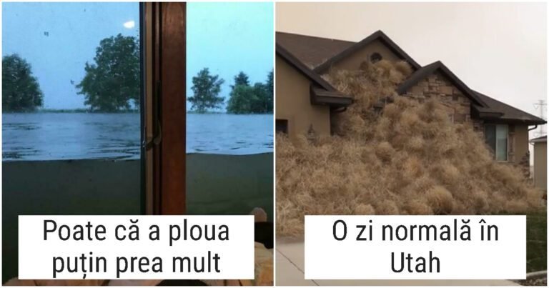 20 de fotografii uimitoare în care natura și-a arătat dinții și le-a amintit oamenilor cât de neajutorați și de mici sunt