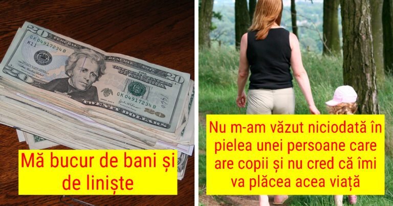 20 de persoane care nu își doresc copii și sunt onești în legătură cu această alegere