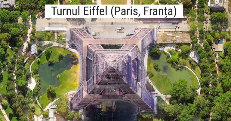 6 Imagini de sus ale celor mai faimoase construcții din lume