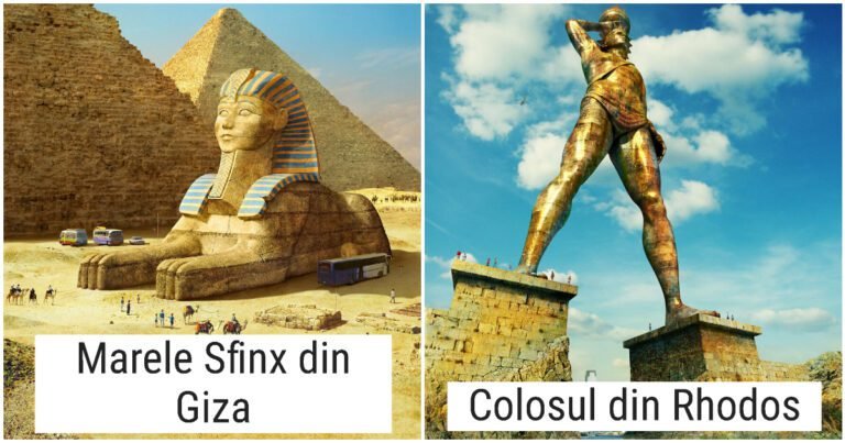 Iată cum ar arăta astăzi, în zilele noastre, minunile antice ale lumii