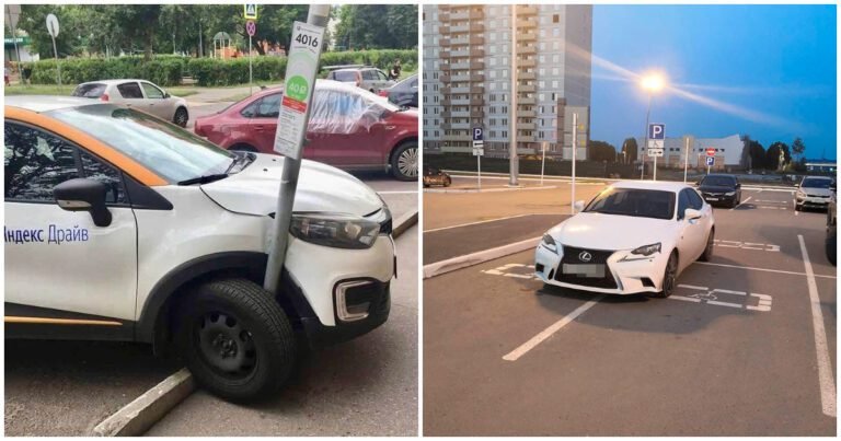 15 Maeștri ai parcărilor care par să concureze între ei „care își va parca mașina mai rău”