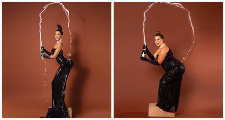 20 de imagini uimitoare ale unei fete care a reprodus fotografiile celebritaților