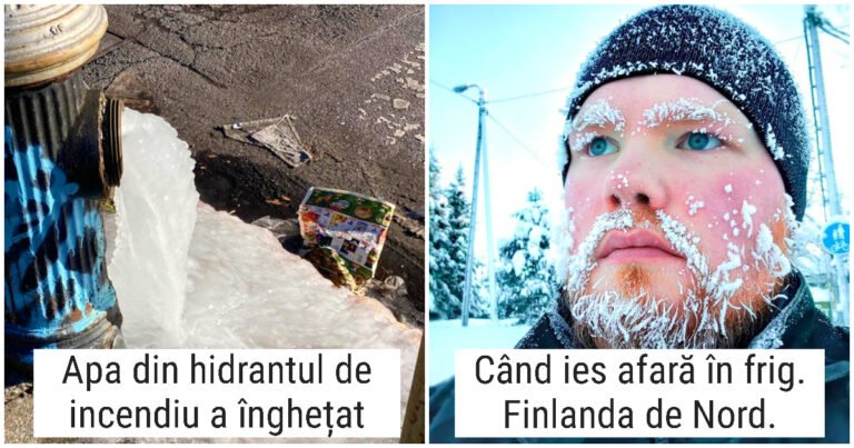 20 de oameni care au simțit pe propria piele că nu este de glumit cu iarna