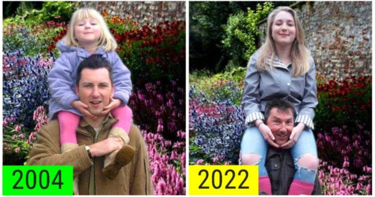 18 oameni care au recreat fotografii vechi și au demonstrat că dragostea învinge totul, chiar și timpul