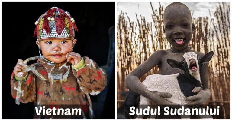 20 de lucrări ale unui fotograf italian care înfățișează în mod real copilăria în diferite părți ale lumii