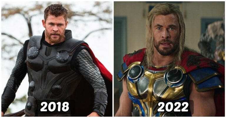Cum s-a schimbat aspectul personajelor „Marvel” care au apărut în mai multe filme interpretate de același actor